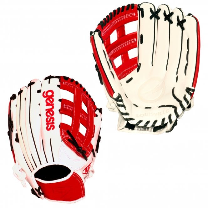Louisville Genesis 13.5in Glove - WH/RED