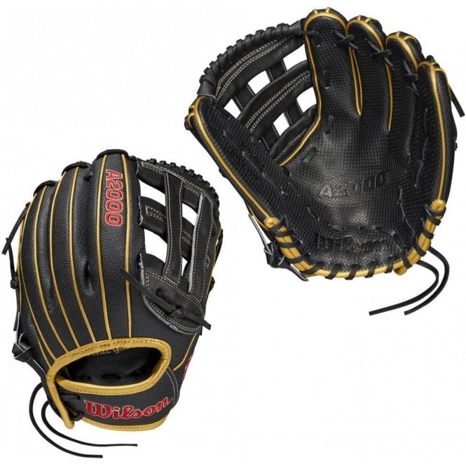 Wilson A2000 SR32 12in Female Glove - BLK / GOLD